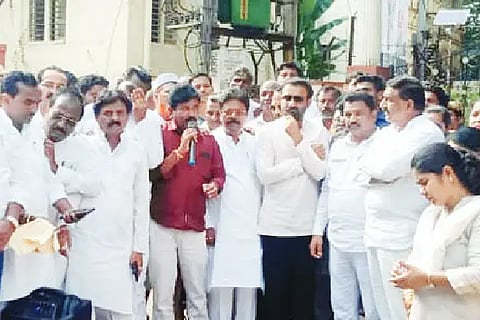 Congress protest