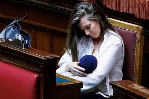First MP To Breastfeed Baby In Italys Parliament