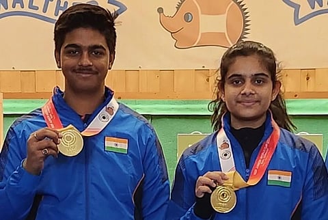 Mixed air rifle gold