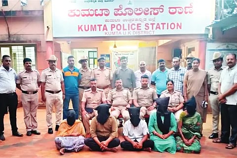 Kumata Police Arrested Murder accused