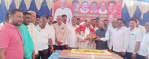 RMGm-Ph-01-X MLA K.Raju Birth Day Programme-Blood Camp-Ramanagara News-1-6-23