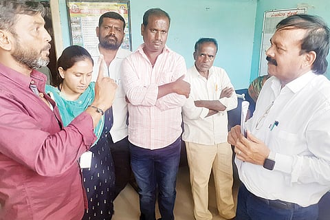 Tevaragera Jescom Staff protest