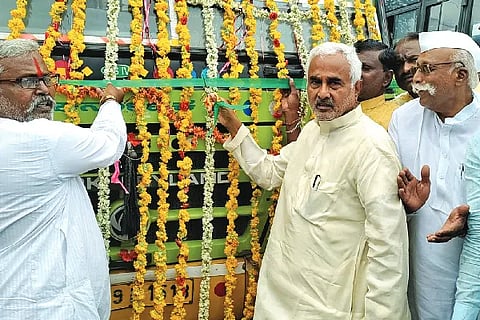 The Congress government held as promised