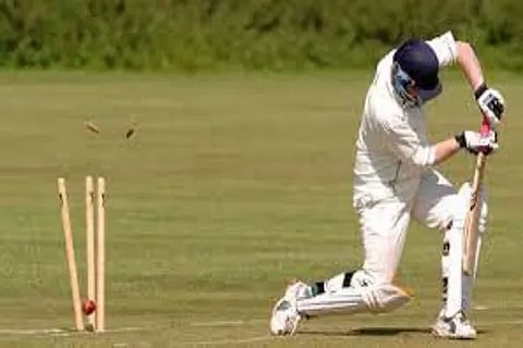 bowled