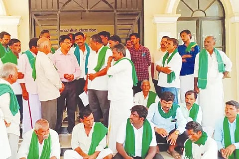 byadagi farmers protest