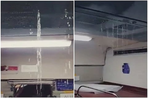 water in train