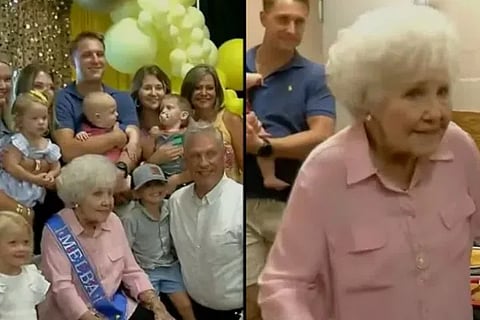 90 Year Old Woman Retires After 74 Years Without Missing A Single Day Of Work