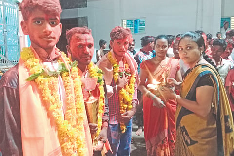 A grand welcome for athletes