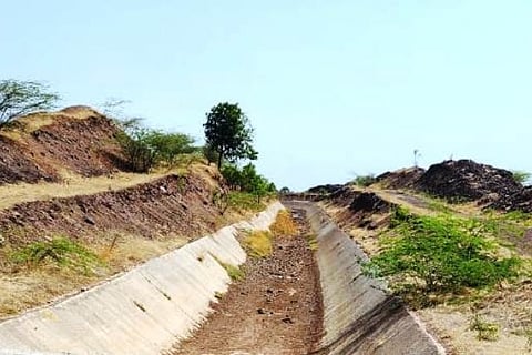 Demand to drain water to canals