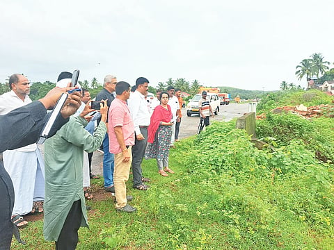 Dist project officer visited bhatkal
