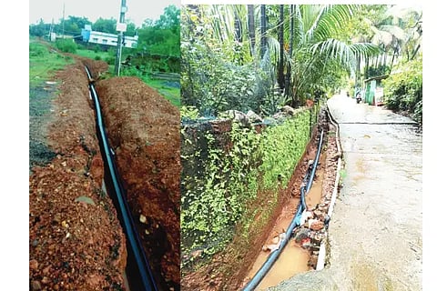 JJM Pipeline work in gokrna.