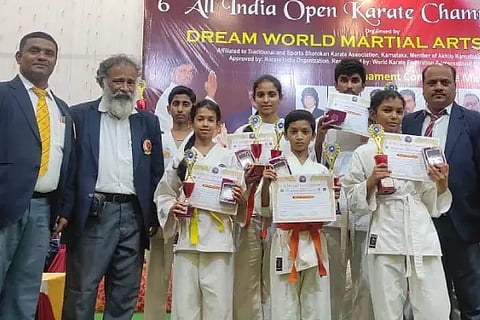 Winners on National Karate Championship.