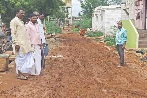 Muddy Sultanpur roads
