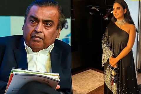 Mukesh Ambani Isha Ambanis