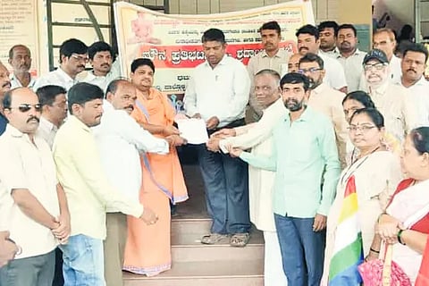 Protest against the killing of Jain Muni