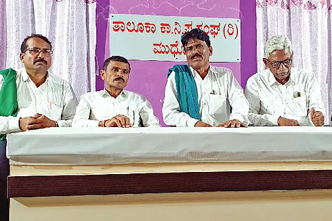 Protest today demanding payment of sugarcane arrears