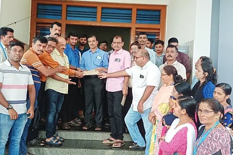 Request letter giving to Tahasildar.