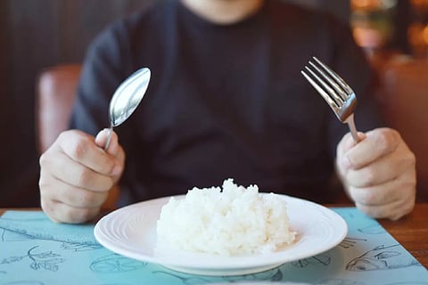 Rice Eating