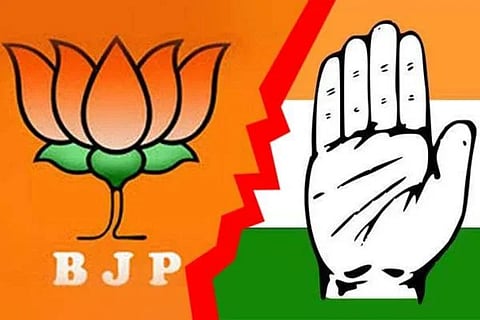 bjp and congress tweet war