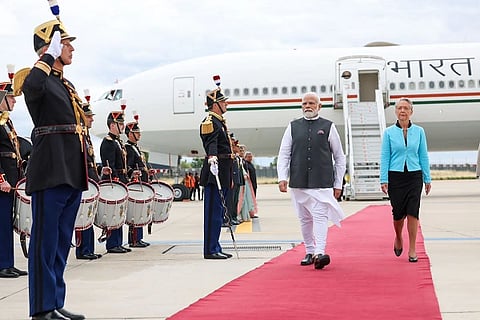 modi at france