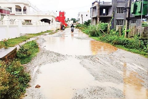 road problem in KGF