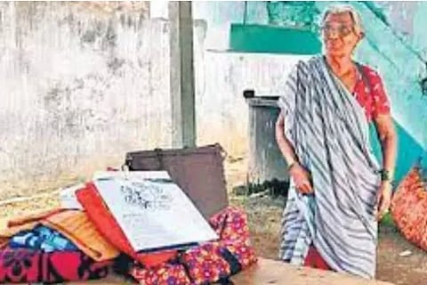 sons throw out mother from house and locked in home