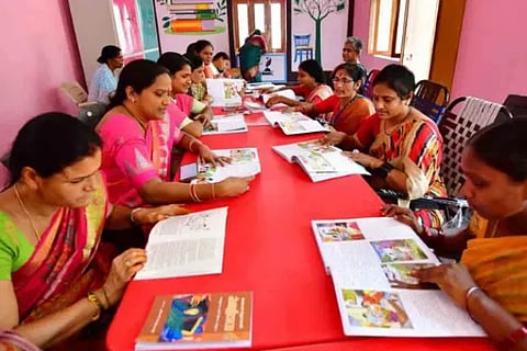 women get an exclusive library in Karimnagar