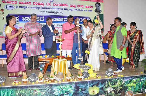 ಜನಪದಕ್ಕೆ ವಿಶ್ವ ಮಾನ್ಯತೆ ಲಭಿಸದಿರುವುದು ಬೇಸರದ ಸಂಗತಿ:ಡಾ. ಹಂಪನಹಳ್ಳಿ ತಿಮ್ಮೇಗೌಡ