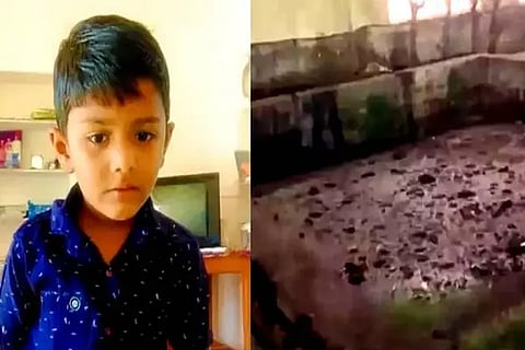 7year boy septic tank