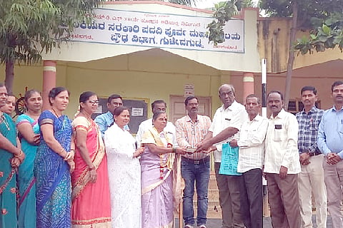 A donation of Rs.1 lakh to a government school