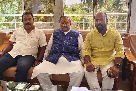 K.S.Eshwarappa, Alamatti, Bagalkote, Shivaji Statue
