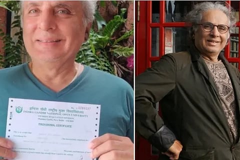 Aditya Raj Kapoor started studying at the age of 61