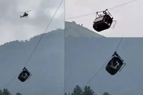 All 8 people rescued from stranded cable car in Pakistan after 14 hour ordeal