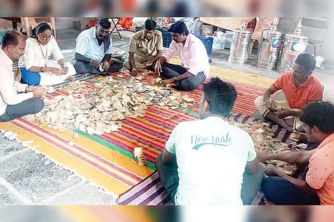 Anegundi Ranganatha Swami Hundi Count