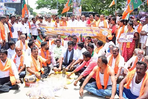 BJP Protest (1)