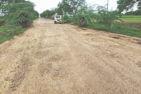Deteriorated roads-People are frustrated