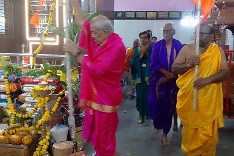 Dharma Flag Hoisting-Grain Puja