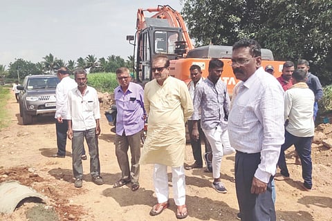 Draining of water will start in three days