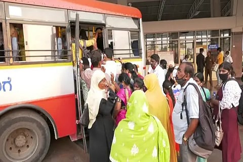 KSRTC Bus Stand In Shivamogga
