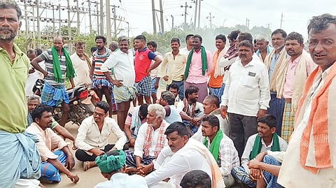 LAXMESHWAR PROTEST