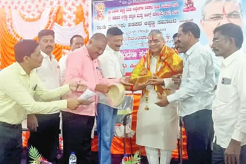 MLA, Yashwantraya Gowda Patil, felicitation ceremony, Indi,