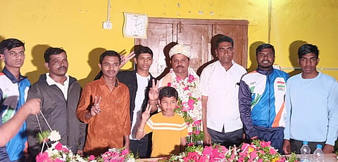 Mandaknalli GP President Sanman photo