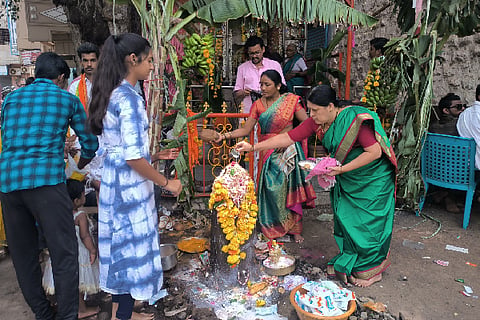 Nagarapanchami celebrations at Rabakavi-Banahatti