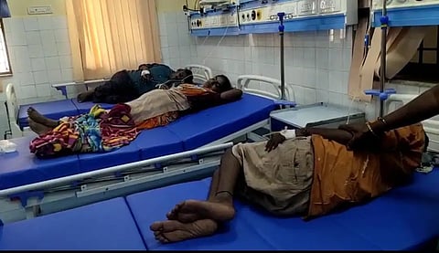 People admit to hospital