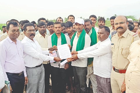 Promise of compensation to affected farmers