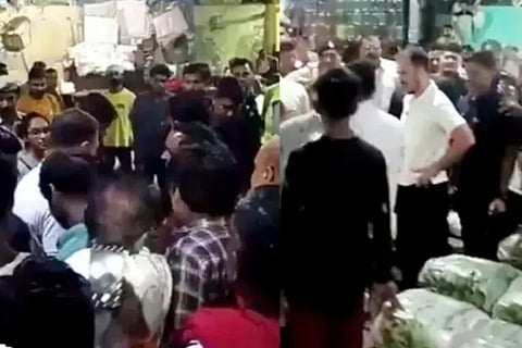 Rahul Gandhi Visits Azadpur Mandi Amid Soaring Prices Of Vegetables