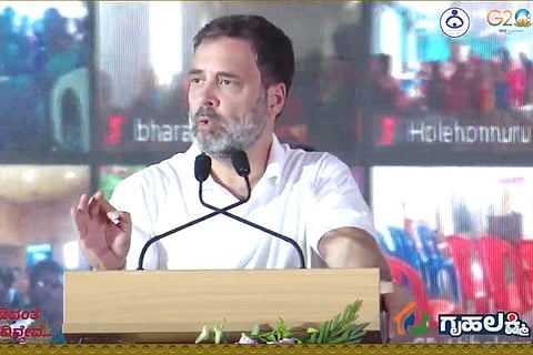 Rahul Gandhi on Gruhalakshmi