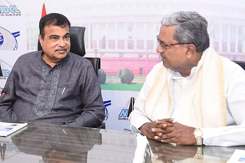 Siddaramaih Nitin Gadkari