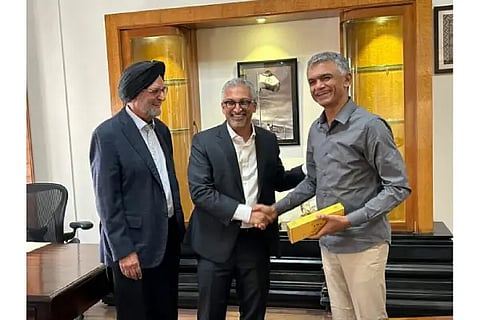 Singapore delegation met Krishna Bairegowda