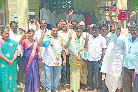 Uncontested election of new President, Vice President of Parvati Gramam